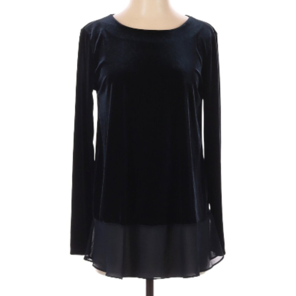 Ellen Tracy Long Sleeve T-Shirt Top